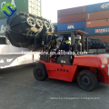 Pneumatic rubber used yokohama fenders with tyre-chain net